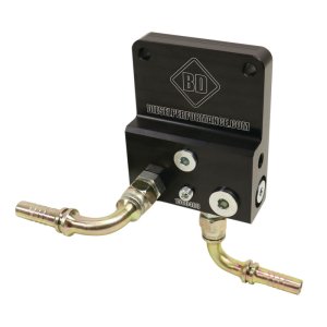 Dodge 2500 Fuel Distribution Block - BD Diesel - Billet Aluminum Block with Pressure Sensor Port/Fittings/Clamps - `03-`09